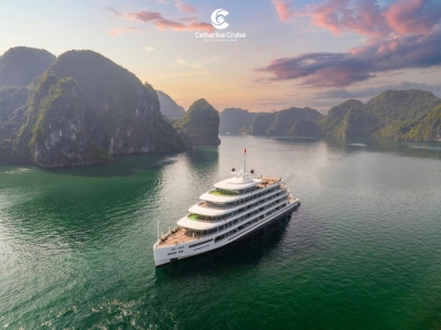 HA LONG BAY LUXURY CRUISE - CATHERINE CRUISE - 2 DAYS 1 NIGHT - SUPPER YATCH